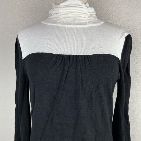 Joseph A. Mock Neck Sweater Top Size L EUC - Picture 2 of 8